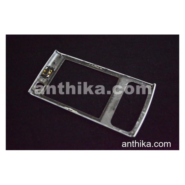 Nokia N95 Kapak Speaker Original Front Cover Earspeaker Silver