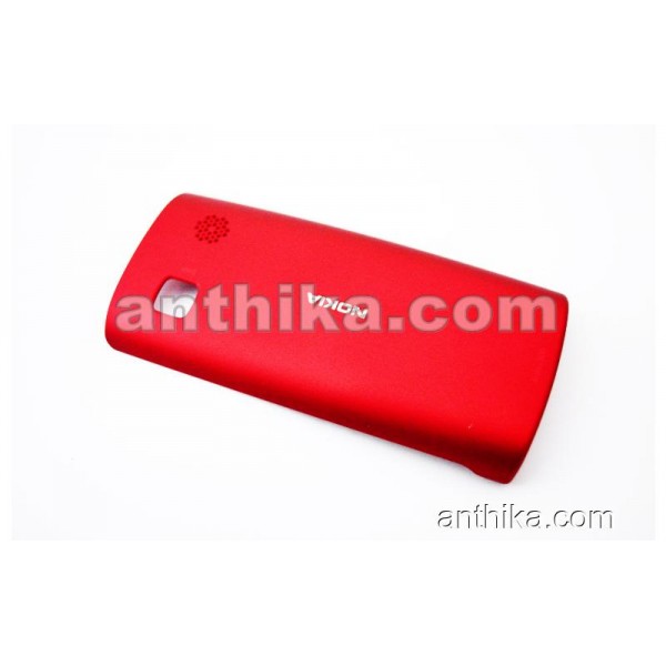 Nokia 500 Kapak Original Battery Cover Red New