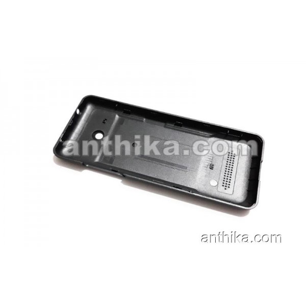 Nokia 206 Asha Çift Sim Arka Kapak High Quality Battery Cover Black New