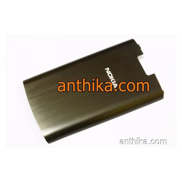 Nokia X3-02 Kapak Original Battery Cover Black Use...