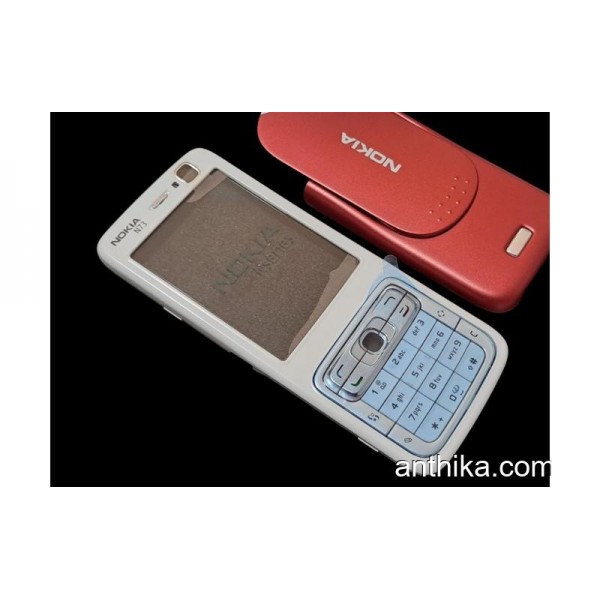 Nokia N73 Kapak Tuş Hig Quality Xpress on Cover Keypad White New