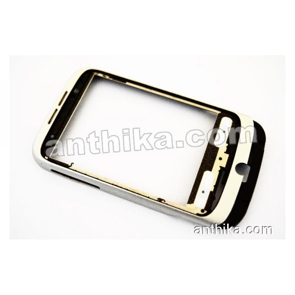 HTC Wildfire Kapak Original Front Cover Silver Use...