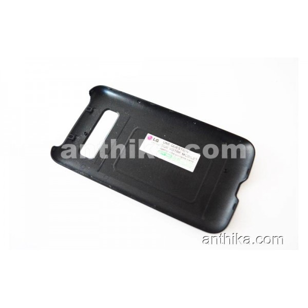 LG E510 Optimus Hub Kapak Original Battery Cover Black New