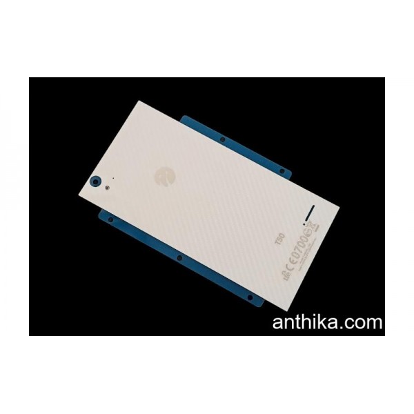 Turkcell T50 Kapak Arka Batarya Pil Kapağı Beyaz