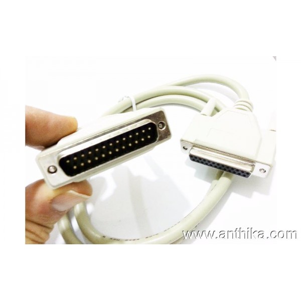 25 Pin Male To Female Modem Cable 25 Pin Dişi-Erkek Kablo