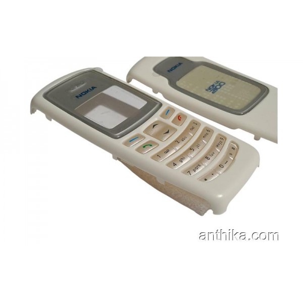Nokia 2100 Kapak Tuş High Quality Xpress on Cover and Keypad White New