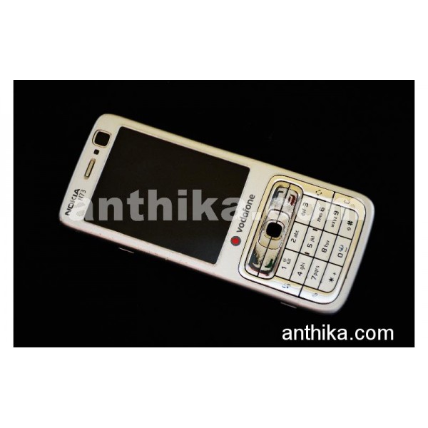 Nokia N73 Kapak Tuş Original Xpress on Cover Silv...