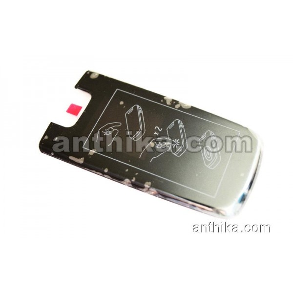 Nokia 6600 Fold Kapak Original Front Cover Black 0...