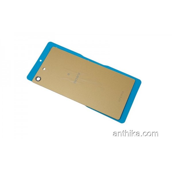 Sony Xperia M5 Arka Kapak Pil Kapağı CAM GOLD