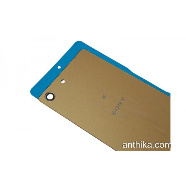 Sony Xperia M5 Arka Kapak Pil Kapağı CAM GOLD