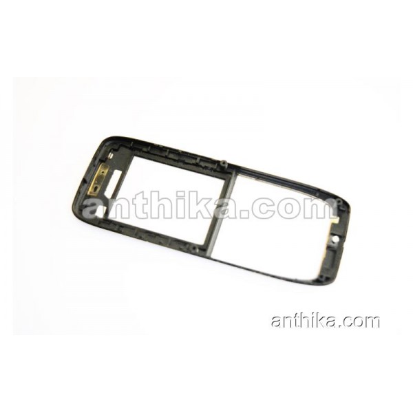 Nokia E51 Kapak Original Front Cover Silver Black Used