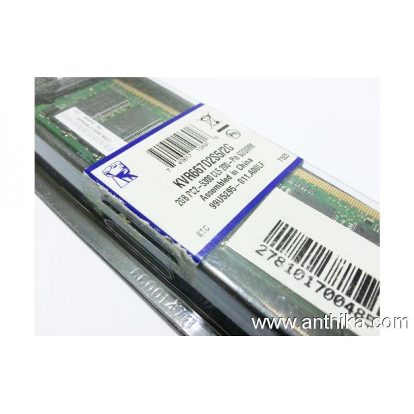 KINGSTON KVR667D2S5/2G 2GB LAPTOP NOTEBOOK RAM