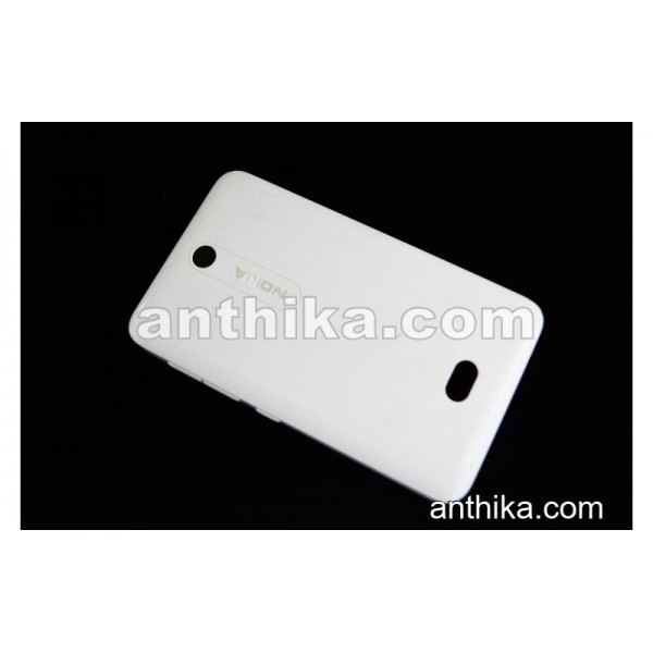 Nokia 501 Asha Kapak Original Back Cover White Use...
