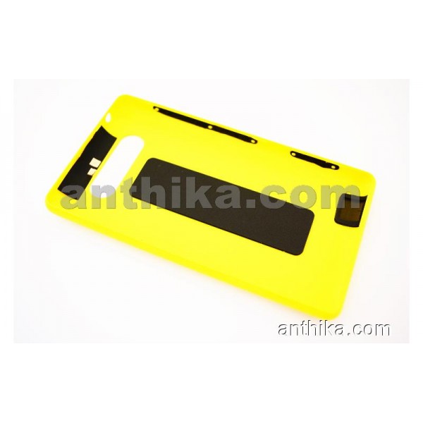 Nokia Lumia 820 Kapak NFC Anten Original Battery Cover Yellow New 0259968