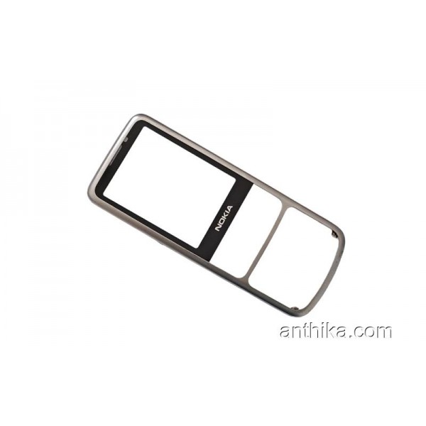 Nokia 6700 Kapak Mat Gri Original Front Cover Silv...