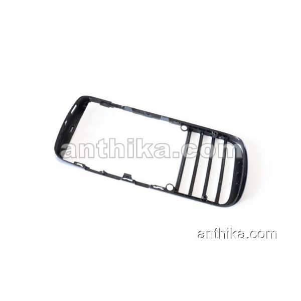 Nokia 300 Asha Kapak Original Front Cover Navy Blue New