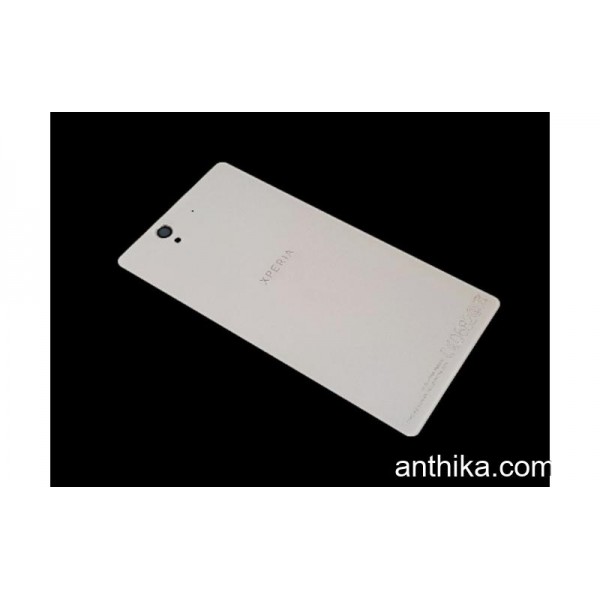 Sony Xperia Z Kapak Original Battery Cover White N...