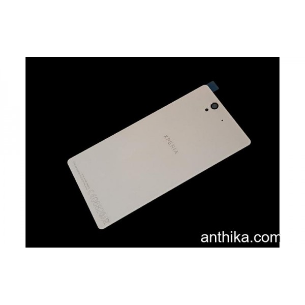 Sony Xperia Z Kapak Original Battery Cover White New