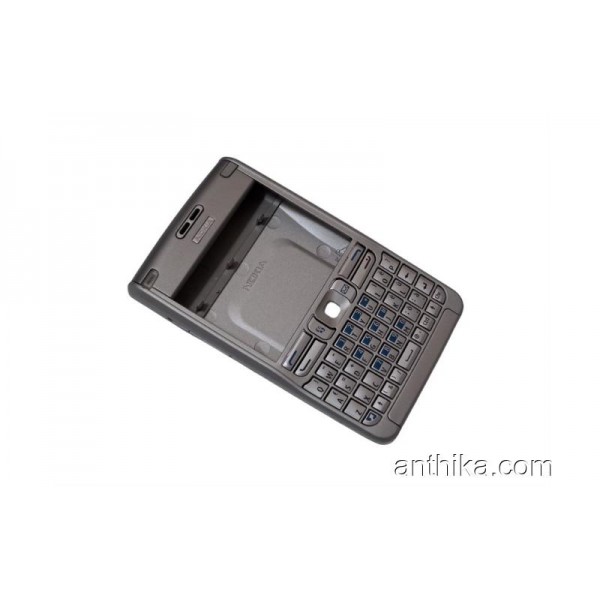 Nokia E61 Kapak Tuş Original Full Body Cover Silver New