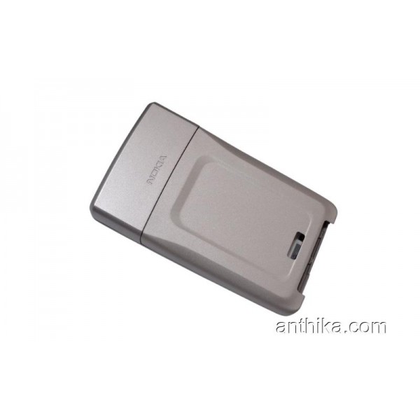 Nokia E61 Kapak Tuş Original Full Body Cover Silver New