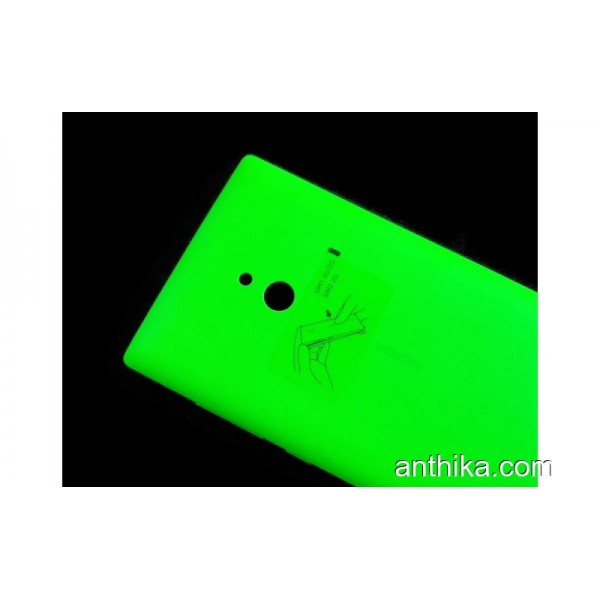 Nokia XL Kapak Original Battery Cover Bright Green New 8003383