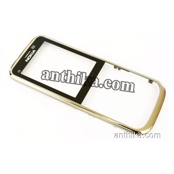 Nokia C5 C5-00 Kapak Orjinal Front Cover Silver Us...