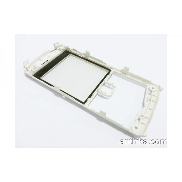 Blackberry 8100 Pearl Kapak Orjinal Front Cover White