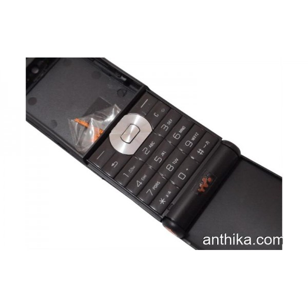Sony Ericsson w350 w350i Kapak Tuş Full Body Cover Black New