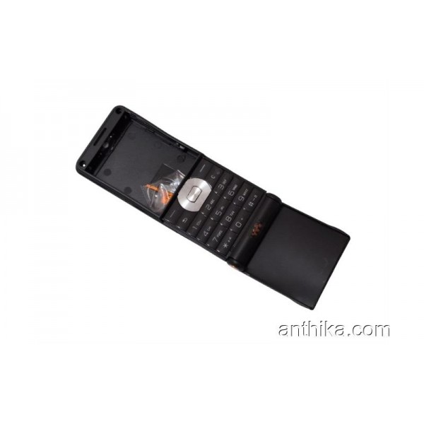 Sony Ericsson w350 w350i Kapak Tuş Full Body Cover Black New