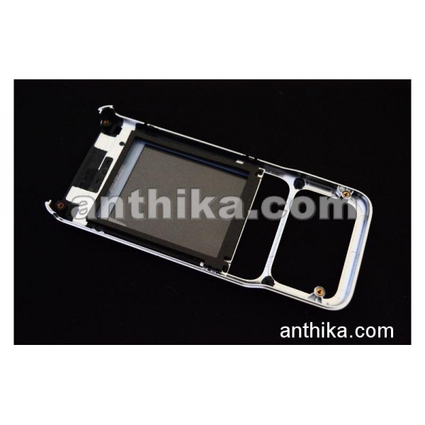 Nokia 3230 Kapak Original Front Cover A-Cover Silver New 0266513