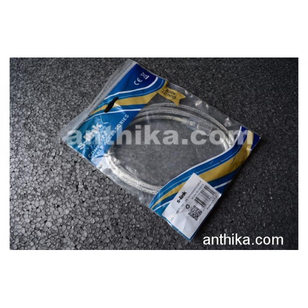S-Link Usb Printer Yazıcı Kablo 1.5M Transparent...