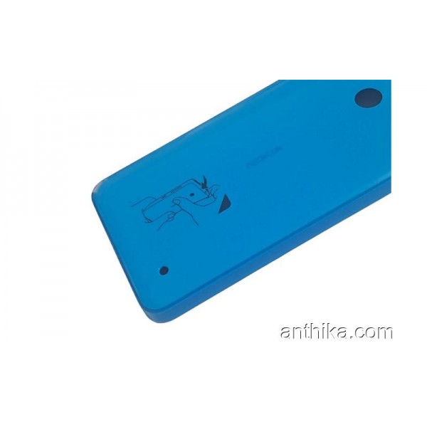 Nokia Lumia 630 Lumia 635 Kapak Original Battery Cover Blue New