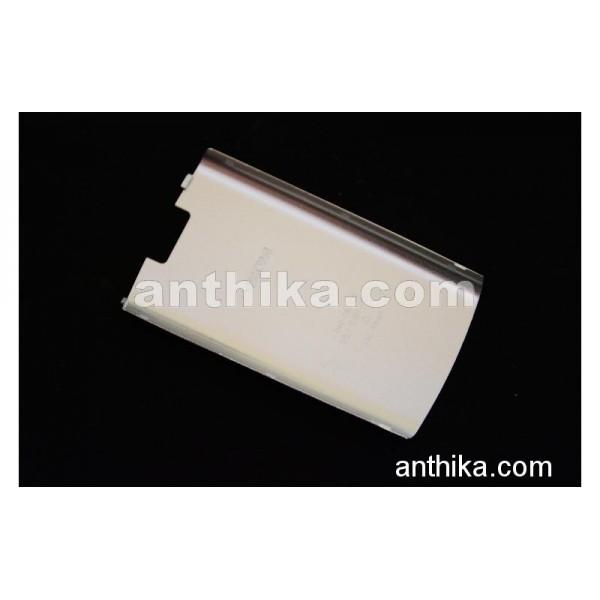 Nokia X3-02 Kapak Original Battery Cover Silver New