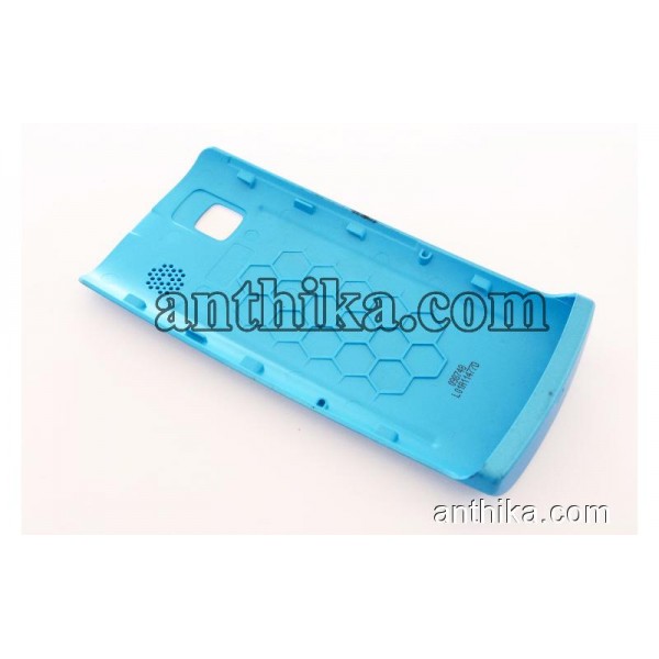 Nokia 500 Kapak Mavi Original Battery Cover Blue New Condition 098748