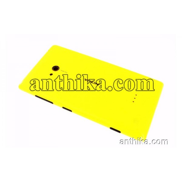 Nokia Lumia 720 Kapak Original Battery Cover Yello...