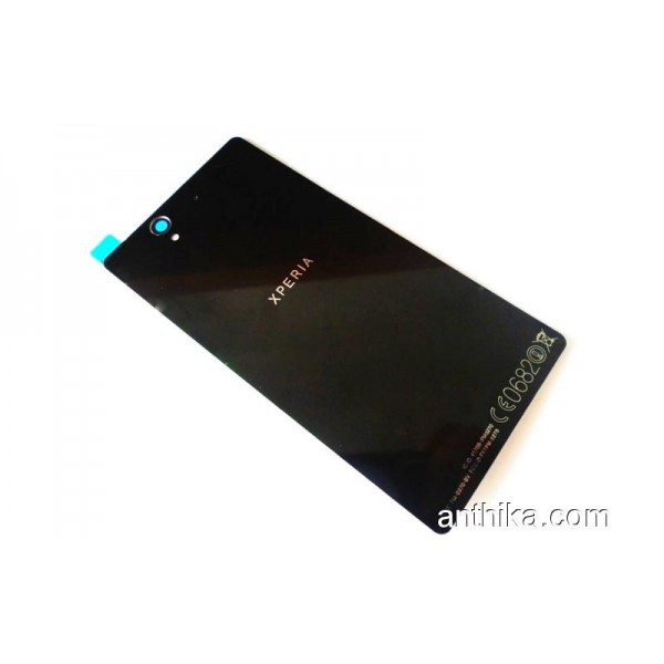 Sony Xperia Z Kapak Original Battery Cover Black N...