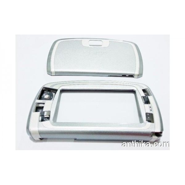 Nokia 7710 Kapak Tuş Orjinal Xpress on Cover Keypad Silver