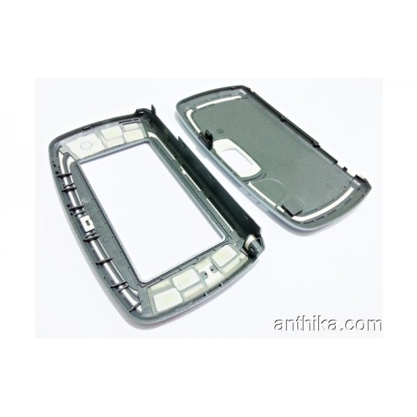 Nokia 7710 Kapak Tuş Orjinal Xpress on Cover Keypad Silver