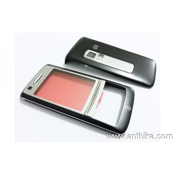 Nokia 6280 Orjinal Kapak Takım Black Cover