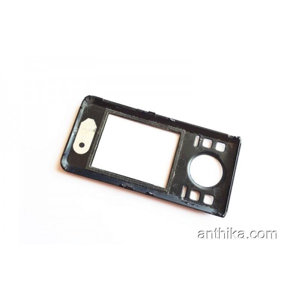 Sony Ericsson S500 S500i Kapak Original Front Cover Black New Condition