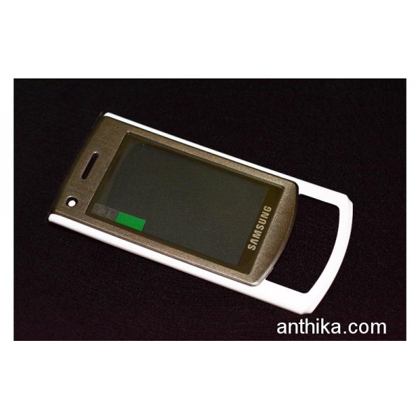 Samsung GT-S7350 Kapak Front Cover Lens White GH98...