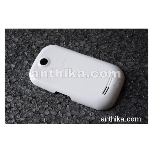 Samsung S3650 Kapak Original Battery Cover White N...