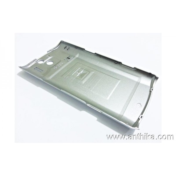Samsung Omnia I8320 Arka Batarya Kapak Silver Battery Cover