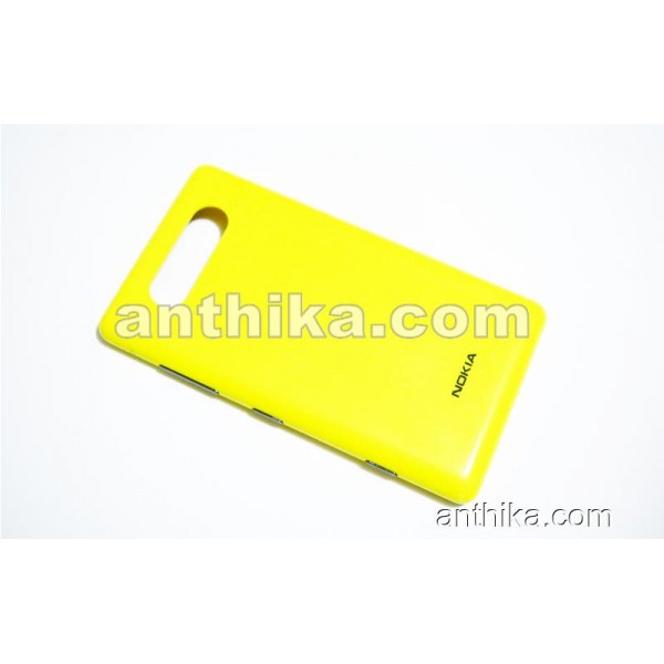 Nokia 820 Lumia Kapak Original Back Cover Yellow U...