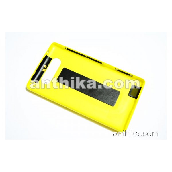 Nokia 820 Lumia Kapak Original Back Cover Yellow Used