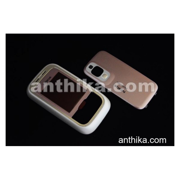 Nokia 6111 Kapak Set Original Front Cover Pink New