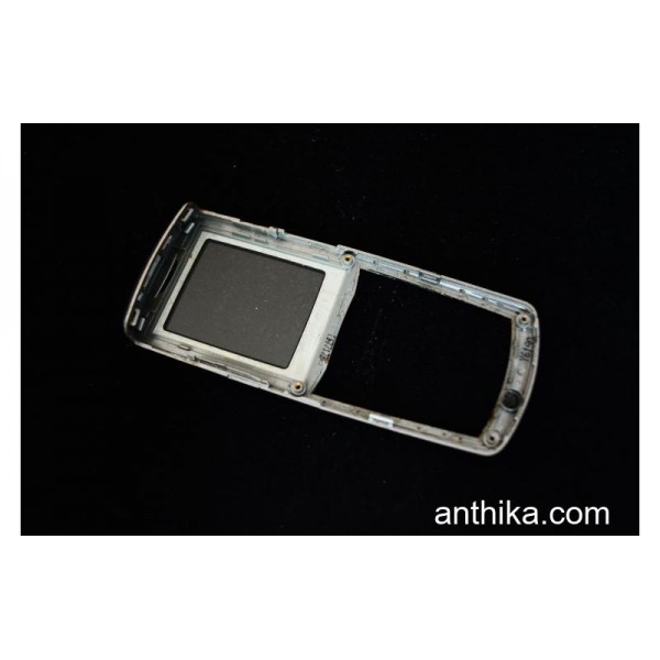 Samsung E200 Kapak Original Front Cover Silver Used