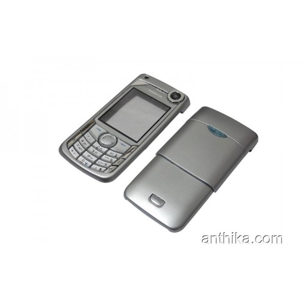 Nokia 6680 Kapak Tuş High Quality Xpress on Cover Silver New