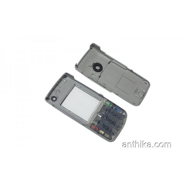 Nokia 6680 Kapak Tuş High Quality Xpress on Cover Silver New