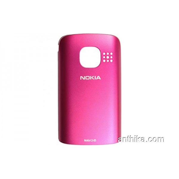 Nokia C2-05 Kapak Original Battery Cover Pink New